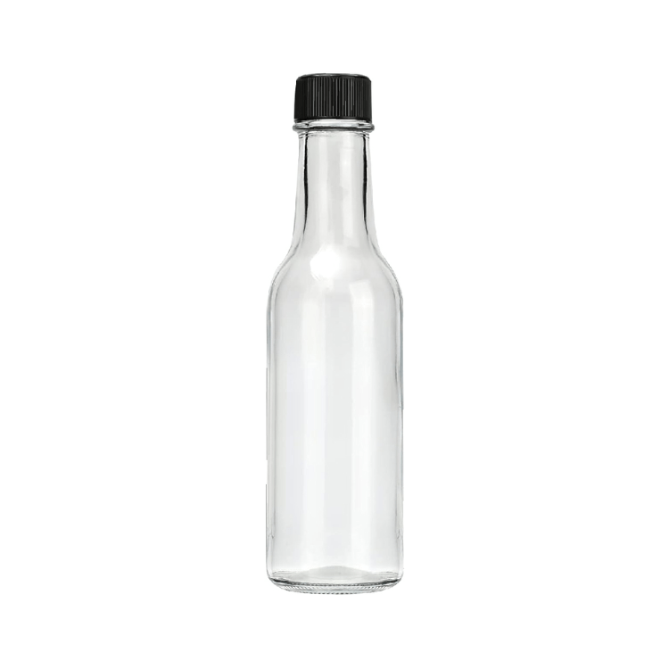 5 oz. Glass Woozy Hot Sauce Bottles, Caps Included - Kitsy Box -