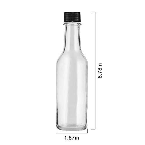 5 oz. Glass Woozy Hot Sauce Bottles, Caps Included - Kitsy Box -