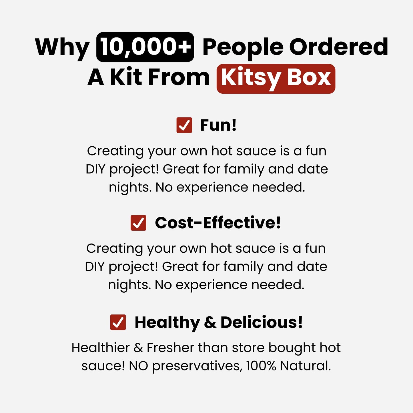 DIY Hot Sauce Making Kit, Gift Set - Hot Sauce Kit - Kitsy Box -