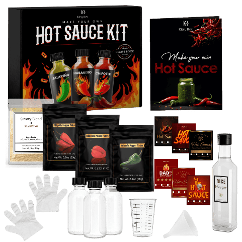 DIY Hot Sauce Making Kit - Hot Sauce Kit - Kitsy Box - 