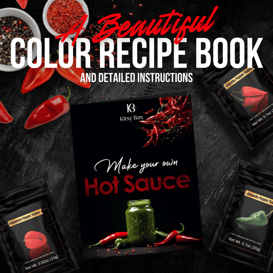 Premium Hot Sauce Making DIY Kit - Hot Sauce Kit - Kitsy Box - 